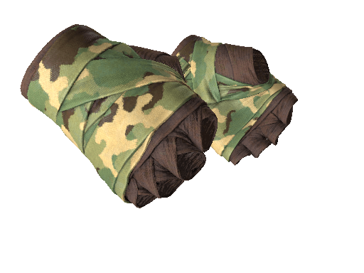 Leather Handwraps Handwrap Leathery Fabric Green Camo Light .