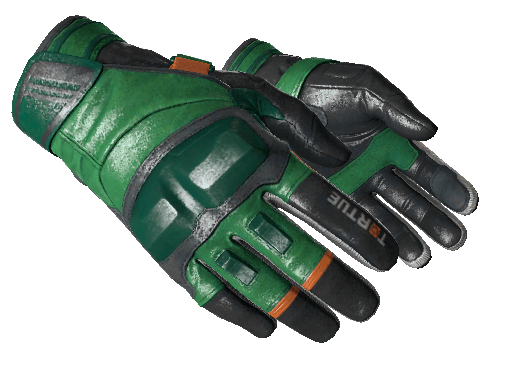 Motorcycle Gloves Motorcycle Basic Green Orange Light .