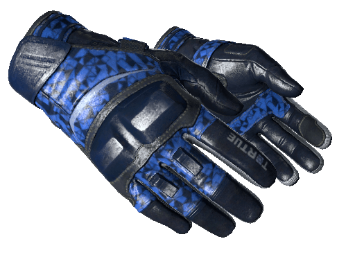 Motorcycle Gloves Motorcycle Trigrid Blue Light .