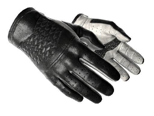 Slick Gloves Slick Stitched Black White Light .