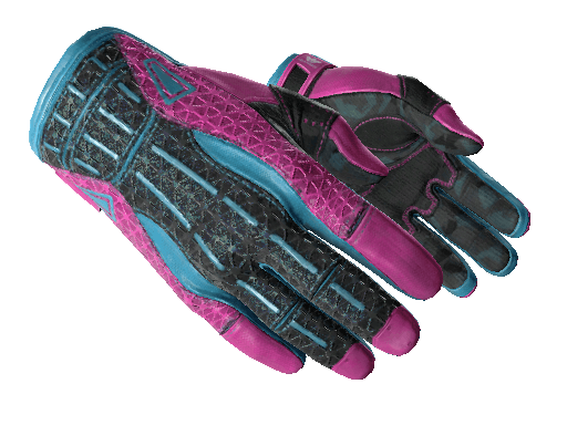 Sporty Gloves Sporty Blue Pink Light .